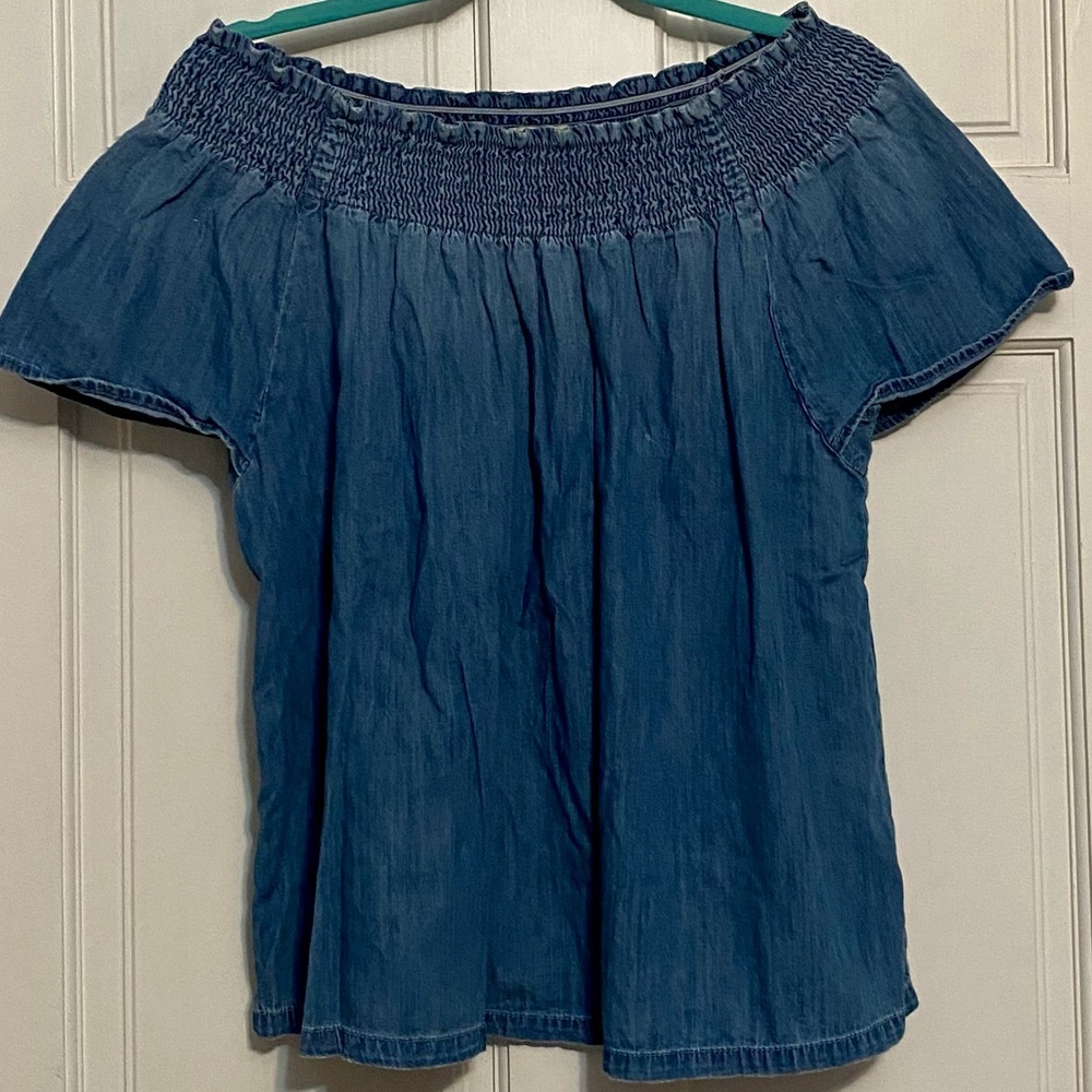Adorable summer denim top from Current Elliott